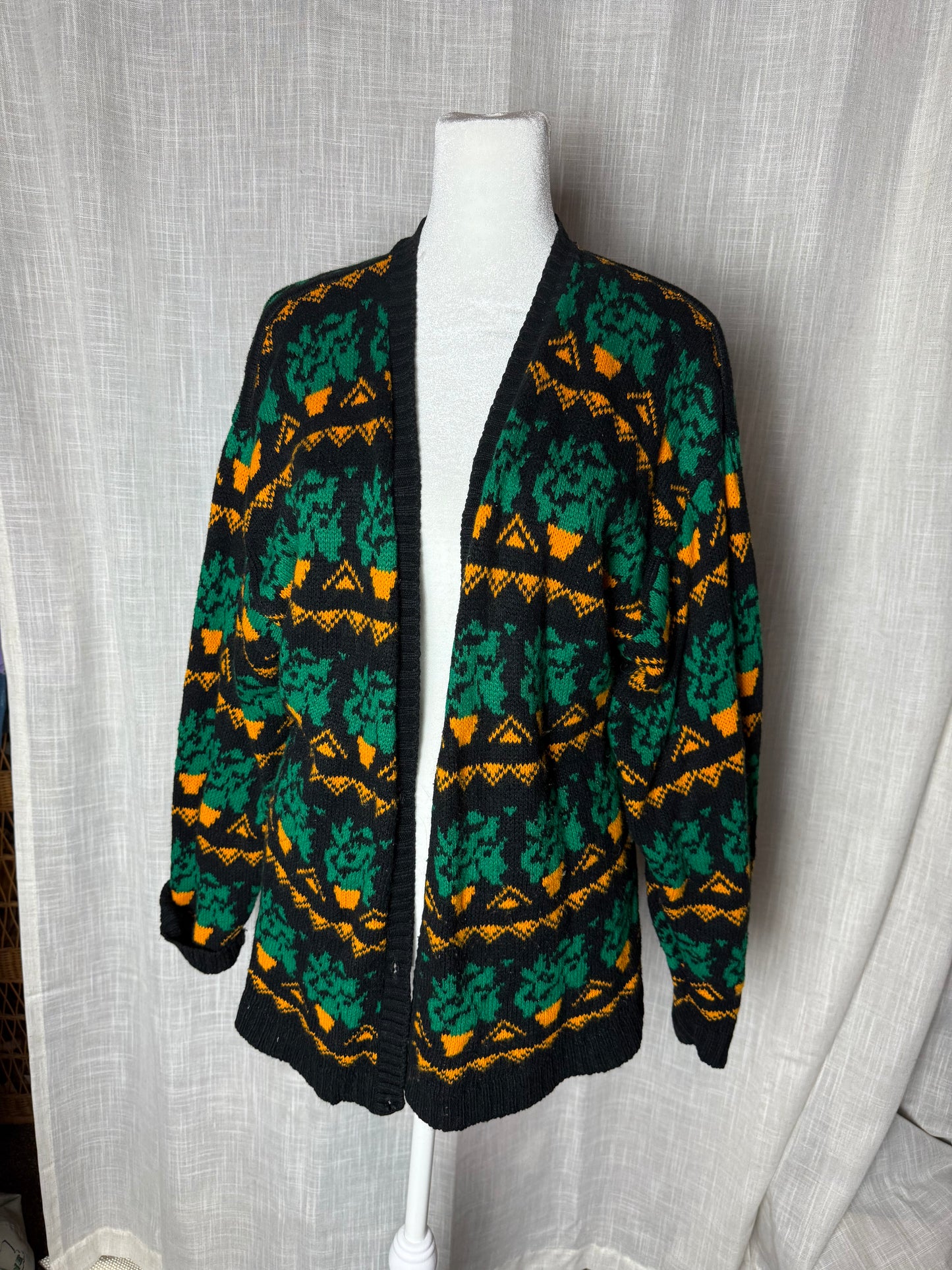 flower pot cardigan L/XL