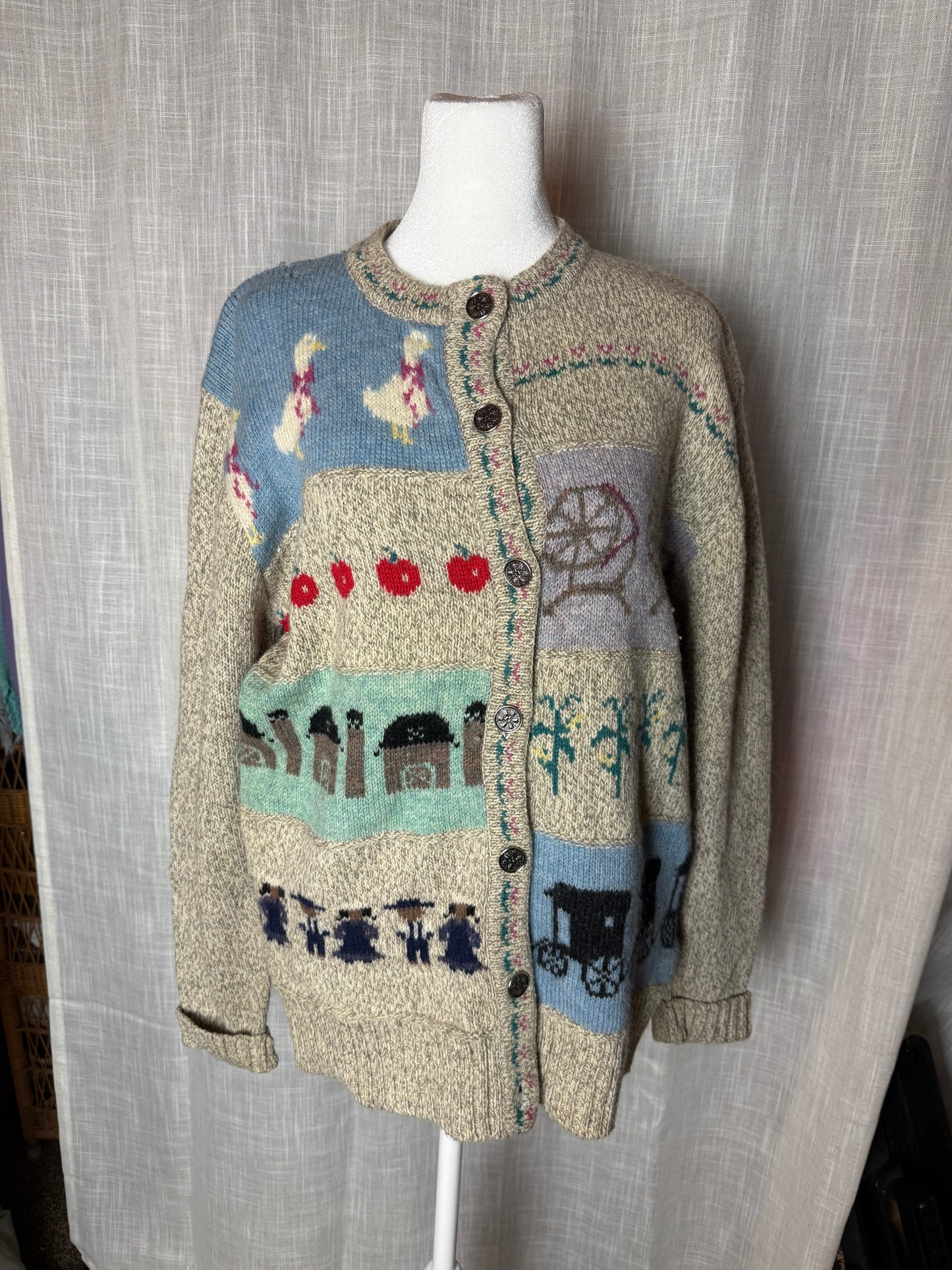 goose teacher cardigan L