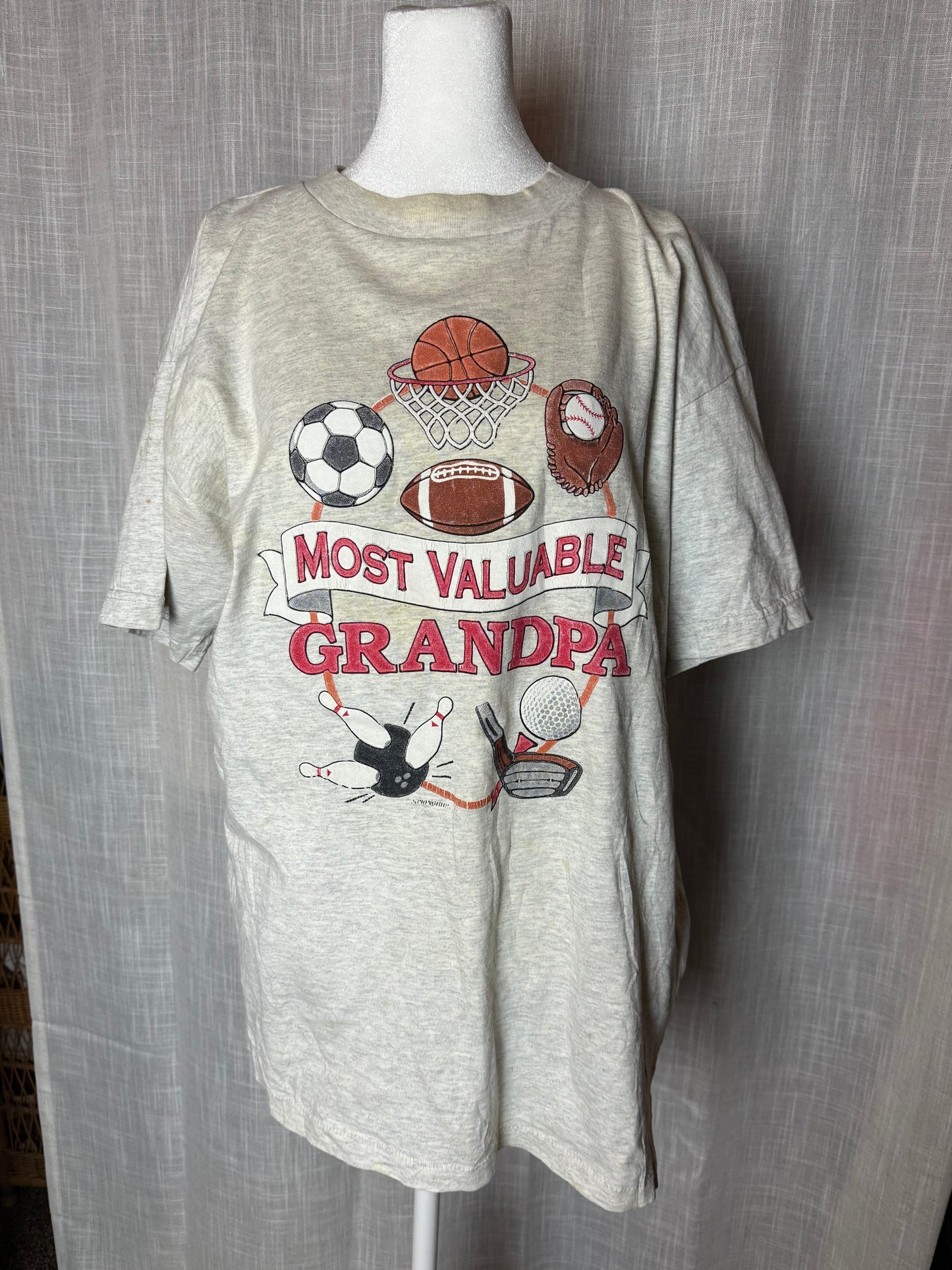 most valuable grandpa vintage graphic tee L