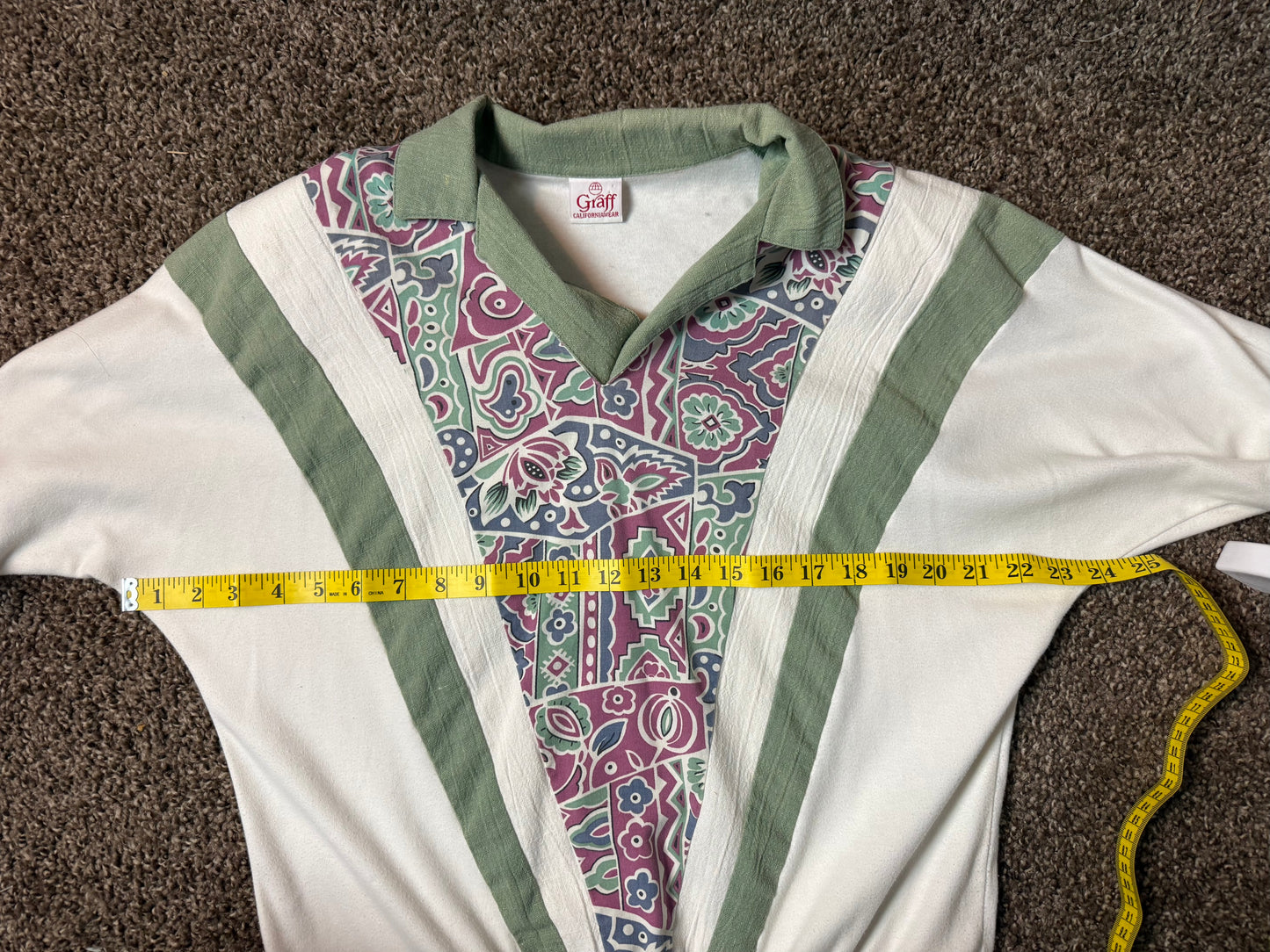 graff patterned californiawear shirt