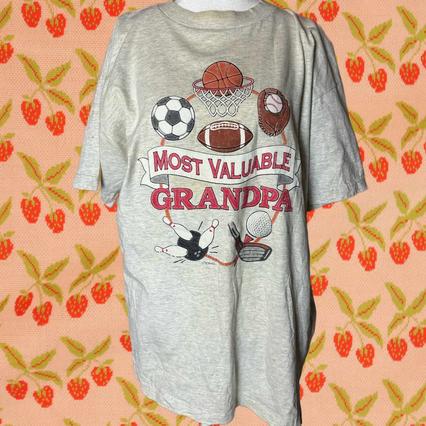 most valuable grandpa vintage graphic tee L