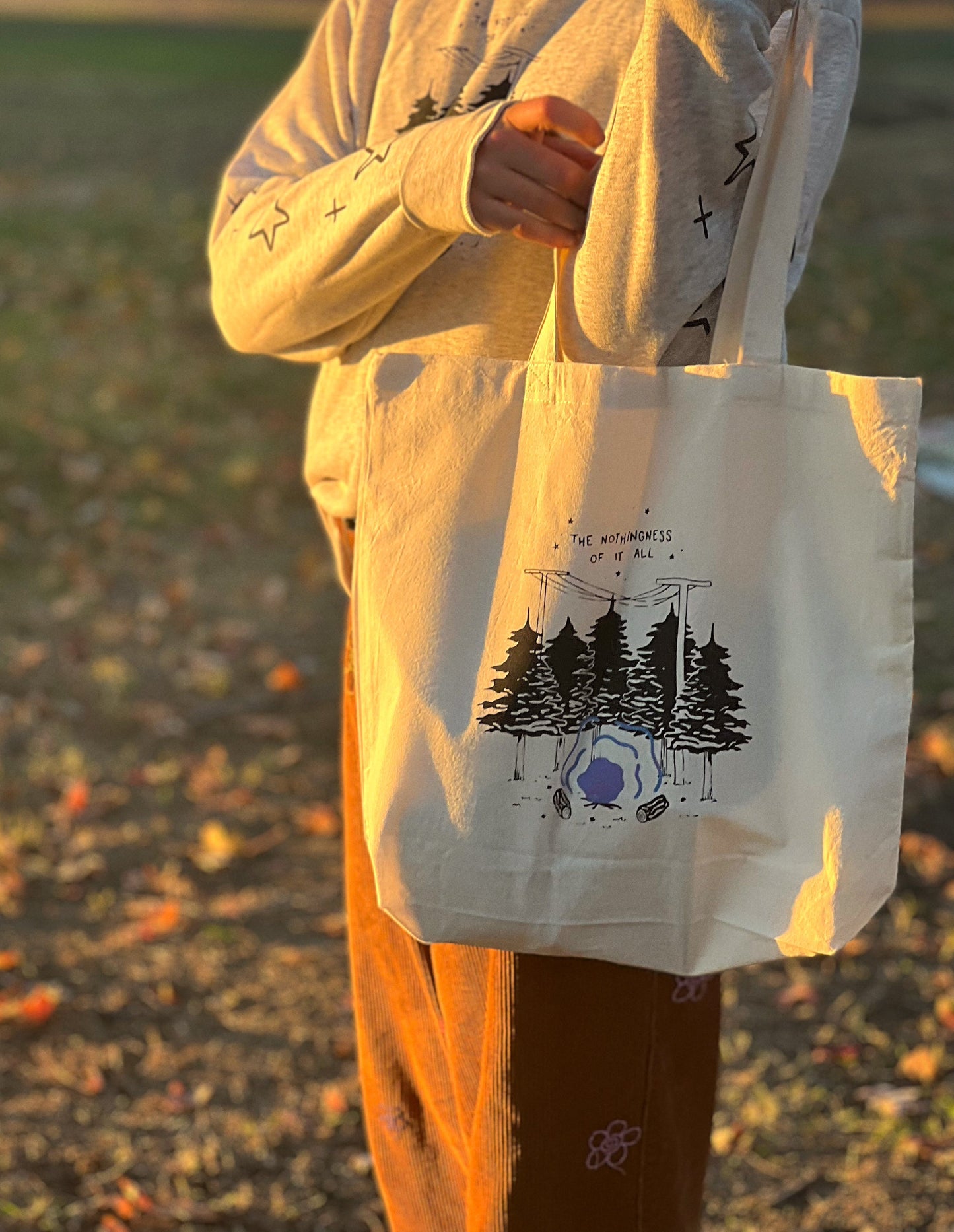 nothingness tote bag